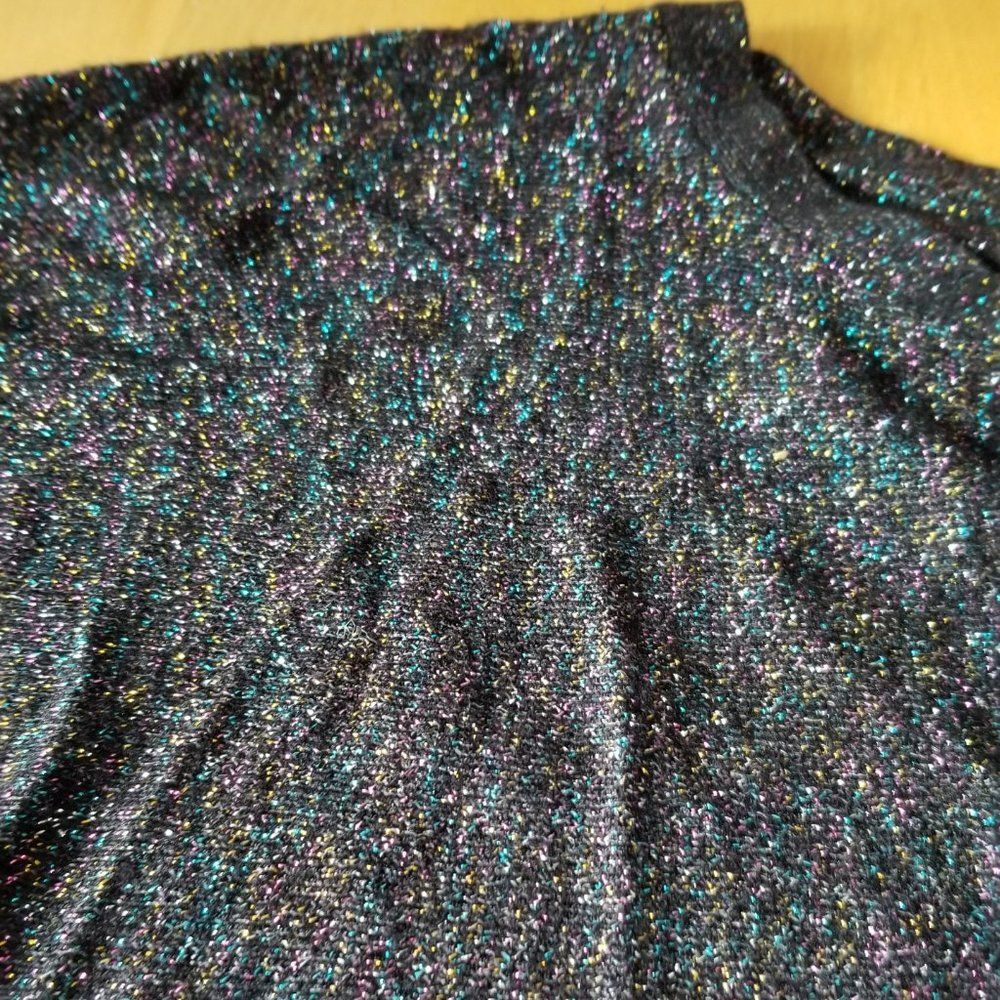 MILLY Italian Shimmer Sparkle Sweater - Picture 5 of 16